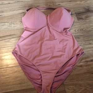 SALE Mauve one piece swim suit